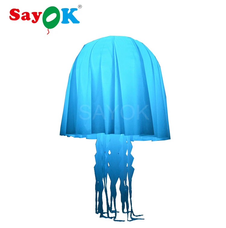 Sayok 1 м/1 5 м/2 м надувной подвесной шар Медузы с RGB 17 меняющий цвет светодиодный