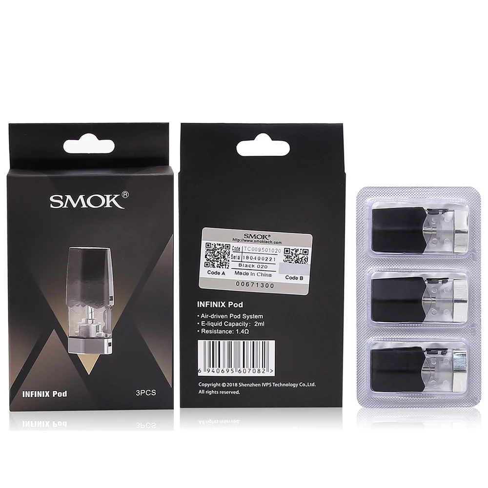 Оригинальная Форсунка картриджа SMOK Pods бачок с головным сопротивлением для вейпа