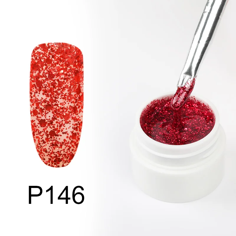 P146 Gelfavor УФ-гель для ногтей, алмазная краска, полуперманентный Набор ногтей для маникюра, геллак, грунтовка, гибридные лаки для дизайна ногтей, верхнее покрытие - Цвет: P146