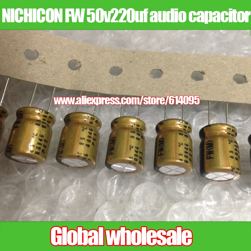 20 шт оригинальные NICHICON FW 50v220uf аудио конденсатор для Японии/качественные