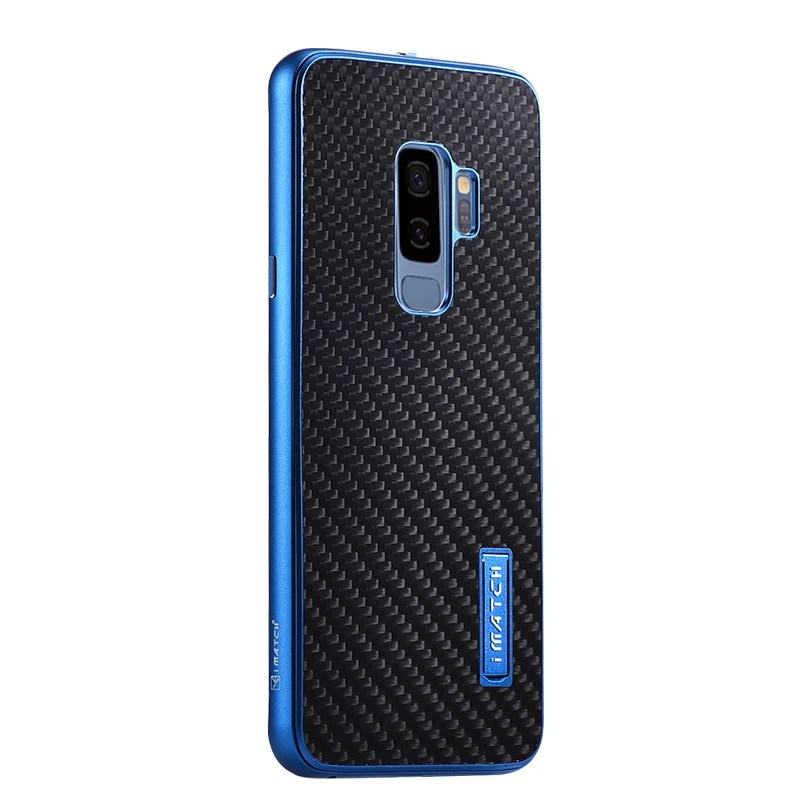 Для samsung Galaxy S9/S8 Plus чехол Роскошный металлический алюминиевый бампер чехол из углеродного волокна Защитный чехол s для samsung Galaxy S9 S8 чехол