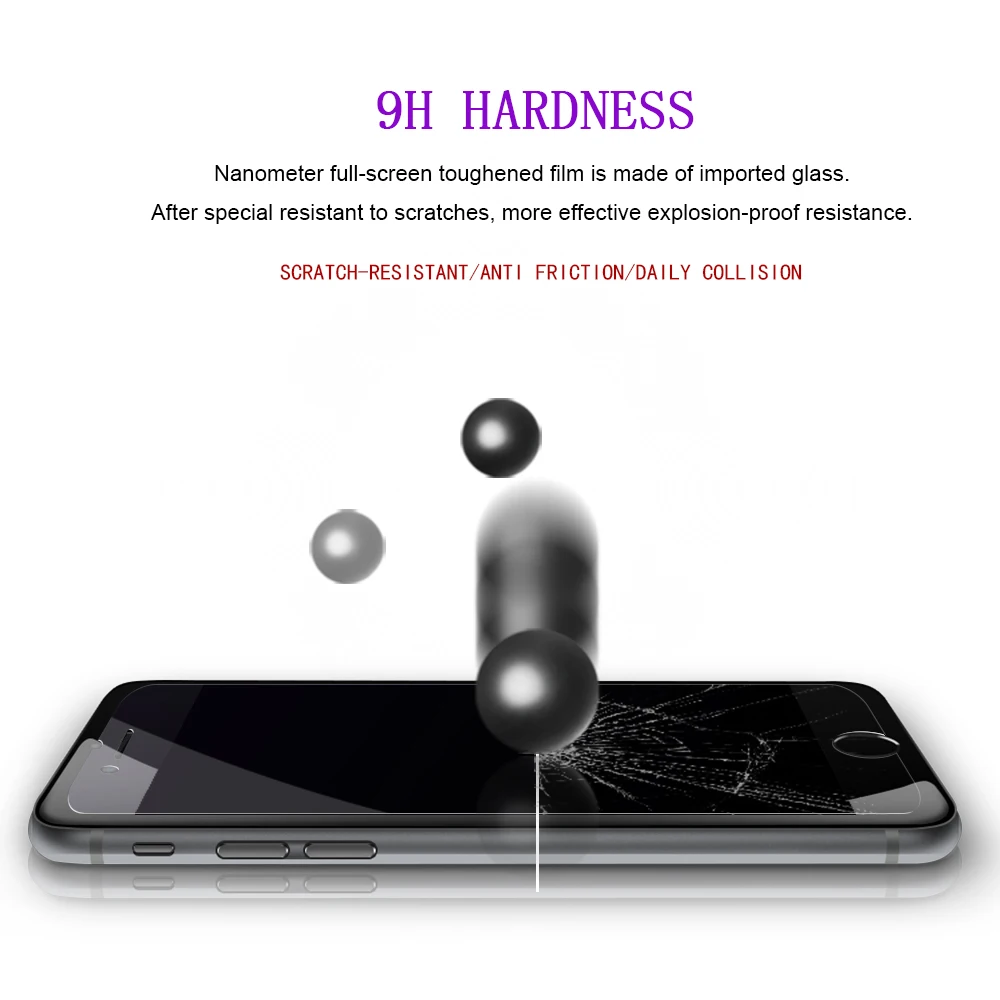 10 шт для iPhone 8 протектор экрана анти-синий свет HD прозрачное закаленное стекло 7