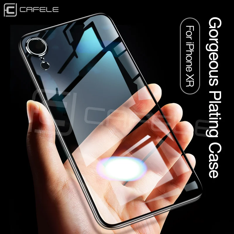 Cafele роскошный ТПУ чехол для iPhone XR прозрачный мягкий чехол для iPhone XR чехол прозрачный