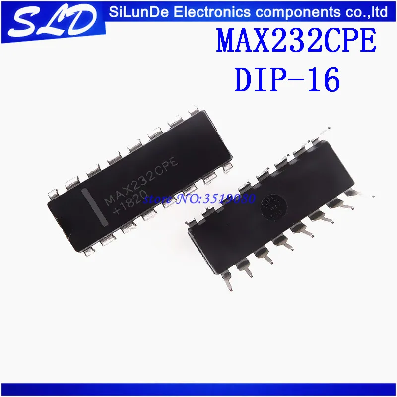 

Free Shipping 100pcs/lot MAX232CPE DIP16 MAX232C DIP MAX232 DIP-16 RS-232 new and original