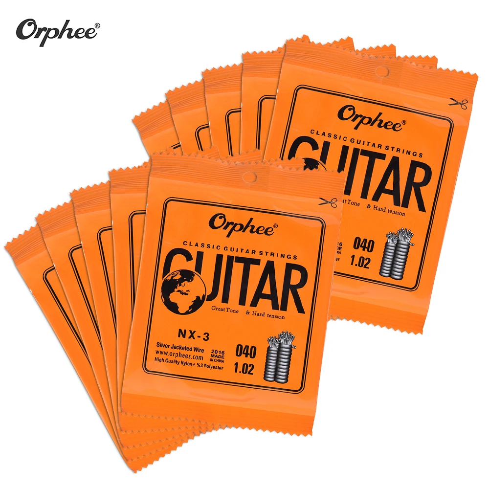 100 шт. сто Orphee NX35 прозрачные нейлоновые посеребренные 1 е 2 3 4 5 6 EBGDAE одиночные
