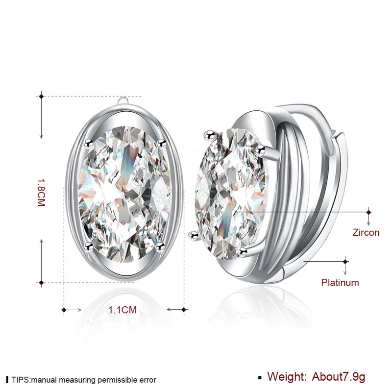 Женские серьги клипсы E2117|ear clip|earrings whiteear clip earrings |