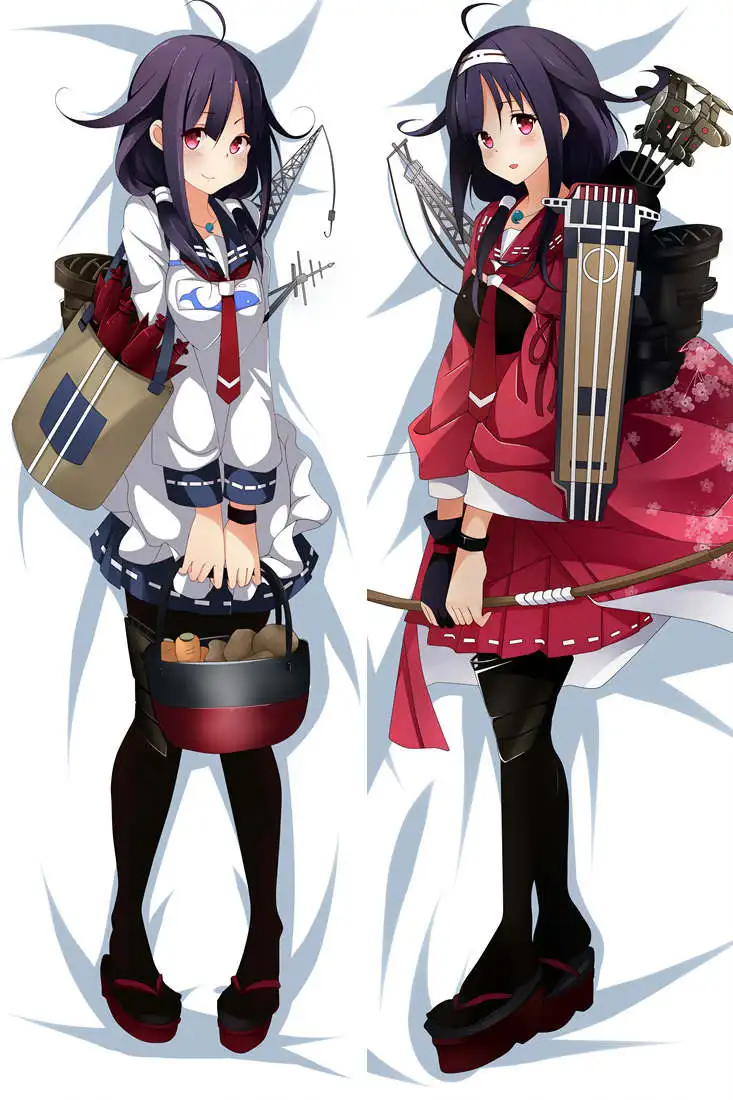 Kantai collection аниме персонажи Shoukaku & Graf Zeppelin наволочка для подушки Taigei Ryuho (kanglue)