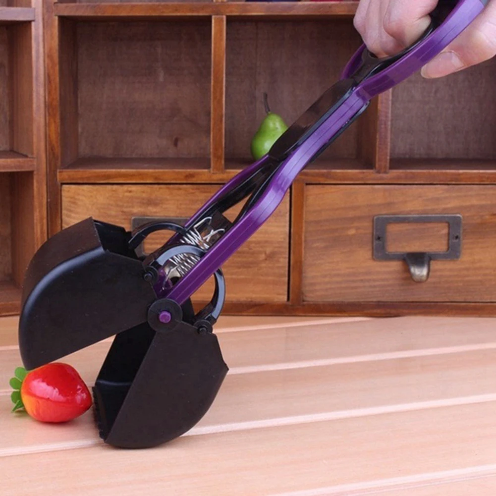 Собака Кошка Pooper Scooper длинной ручкой челюсти полуют совок чистке Палочки до