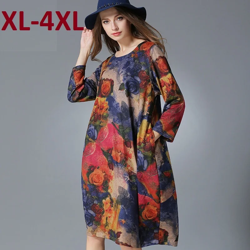 Женское вязаное платье свободного покроя Элегантное повседневное длинное с