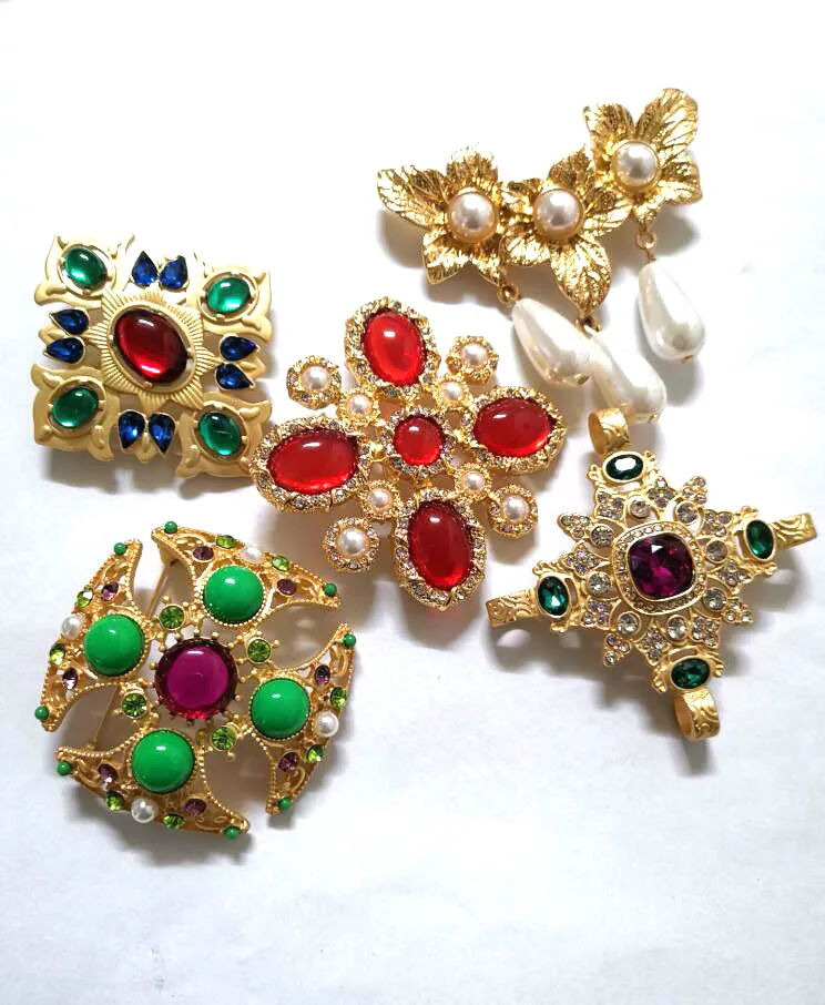 CSxjd европейские и американские Винтажные Украшения из смолы | аксессуары