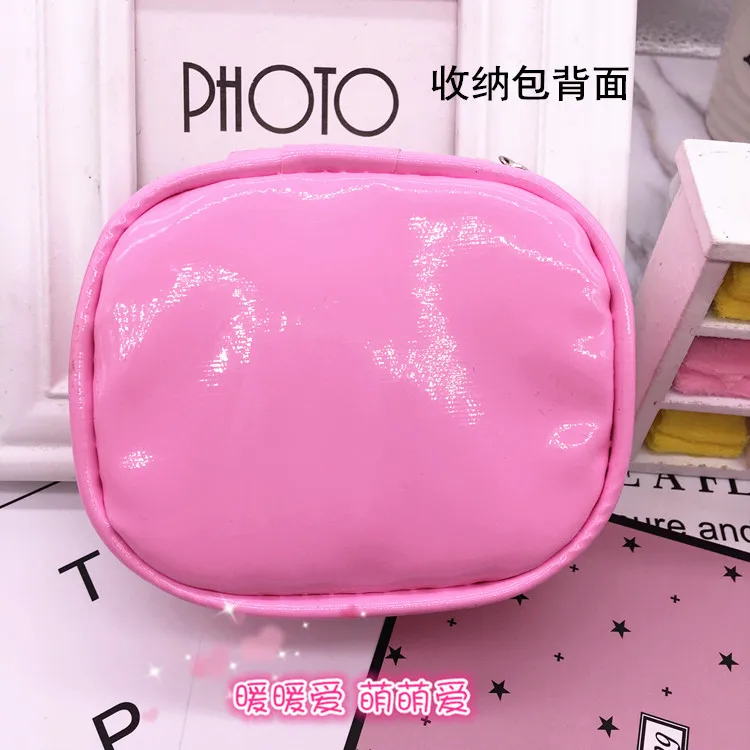 LIUSVENTINA DIY Alloy cute color flower pink bag box for lens contact lenses case glasses | Аксессуары для одежды