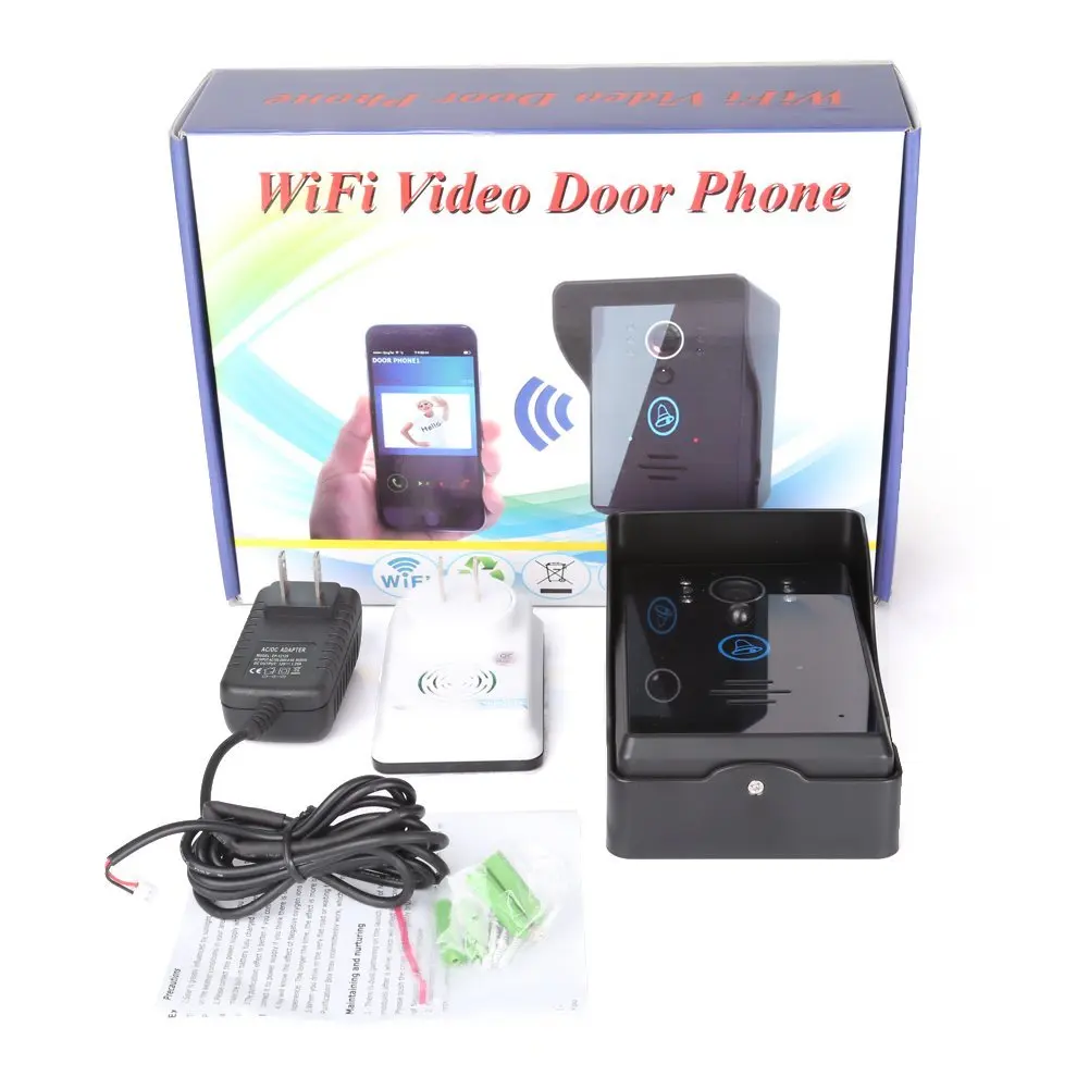 Wifi цифровой видеодомофон дверной звонок беспроводной с Внутренний для Iphone IOS Android