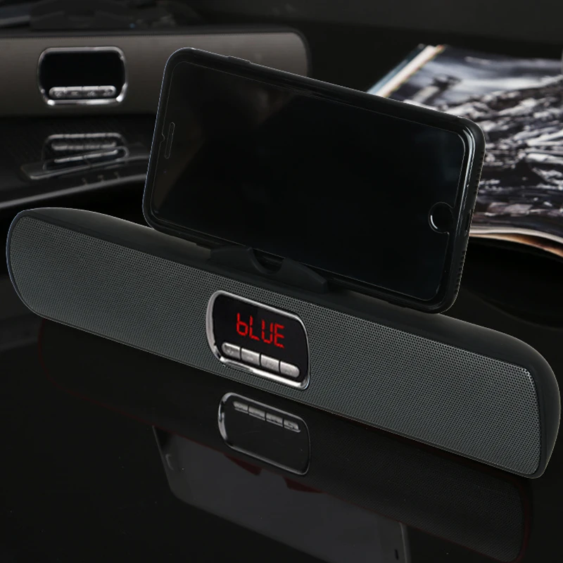 Беспроводной Bluetooth динамик HLTON HIFI стерео сабвуфер с супер басами AUX TF FM радио