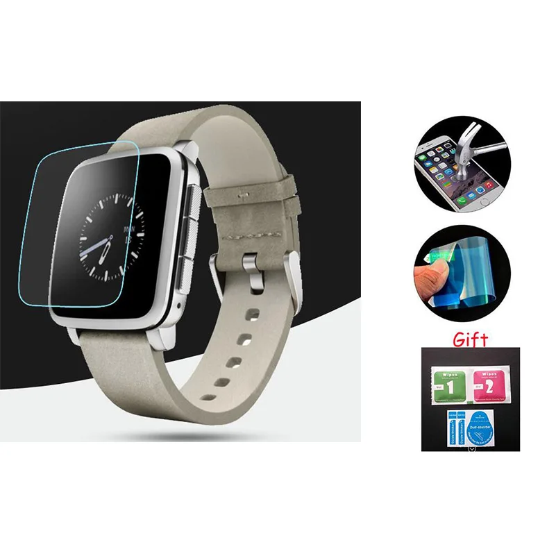3PCS For Pebble Time Steel Glass Screen Protector Soft Nano Premium Tempered Explosion proof Clear Film Protective Guard Cover | Мобильные