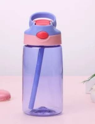 purple Соломенная детская бутылка для воды, детская бутылка для воды, фильтр для воды, бутылочки, интегрированный фильтр, соломинка, для пешего туризма, для путешествий - Цвет: purple