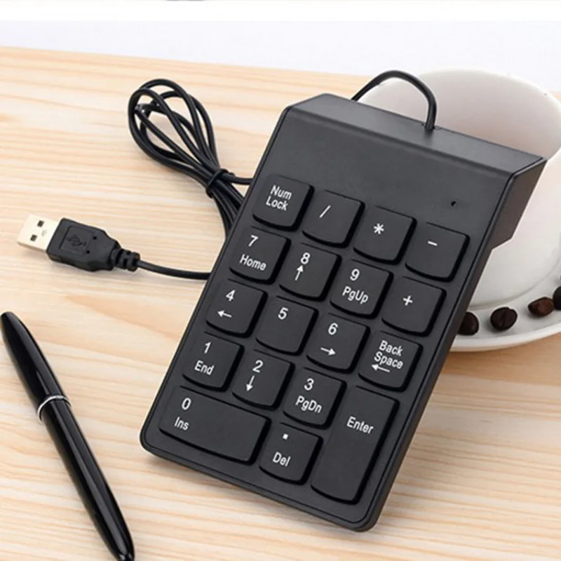 Цифровая клавиатура Numpad мини-проводной USB 18 клавиш цифровой клавиатуры для