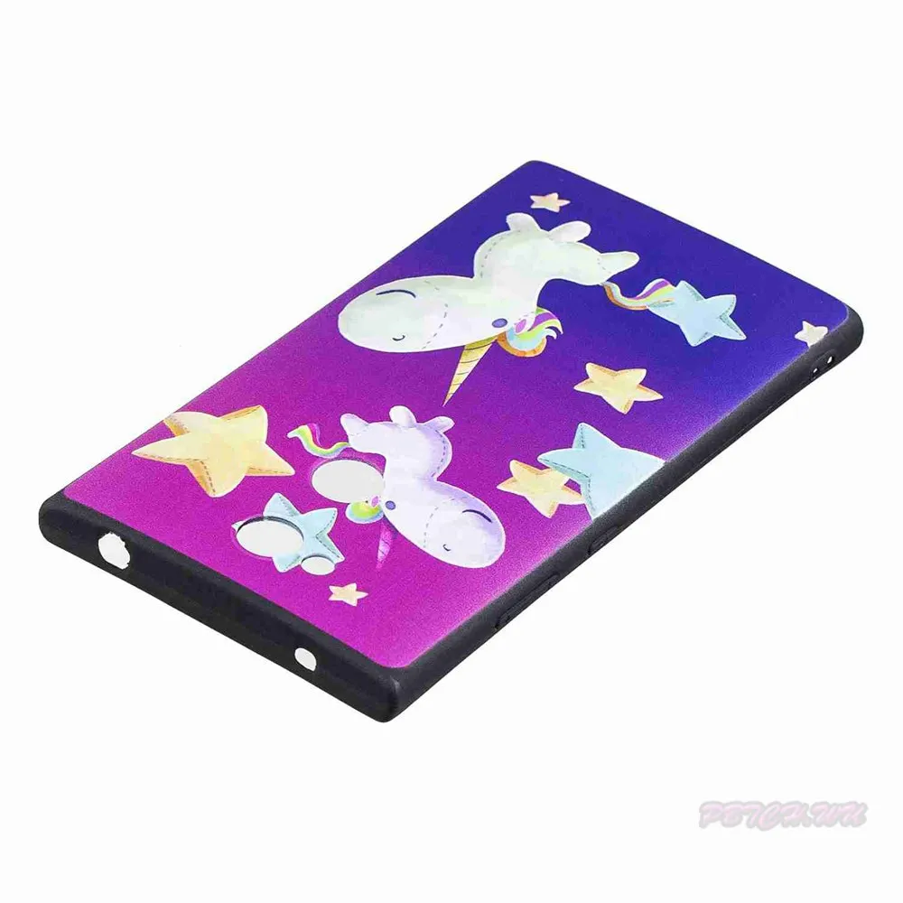 Лаки рельефный чехол для sony Xperia L2 H3311 H4311 H3321 H4331 мягкий телефона из ТПУ с принтом
