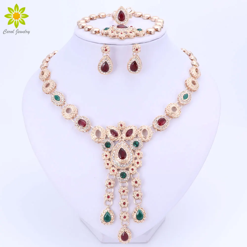 Модные свадебные комплекты ювелирных изделий нигерийские Свадебные африканские