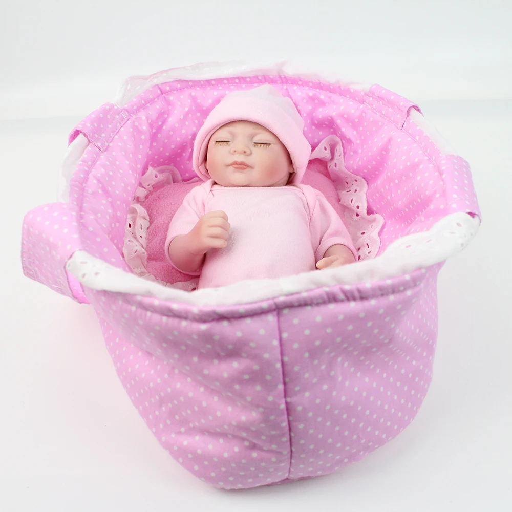 Милые мини силиконовые куклы Reborn bebe реалистичные детские игрушки