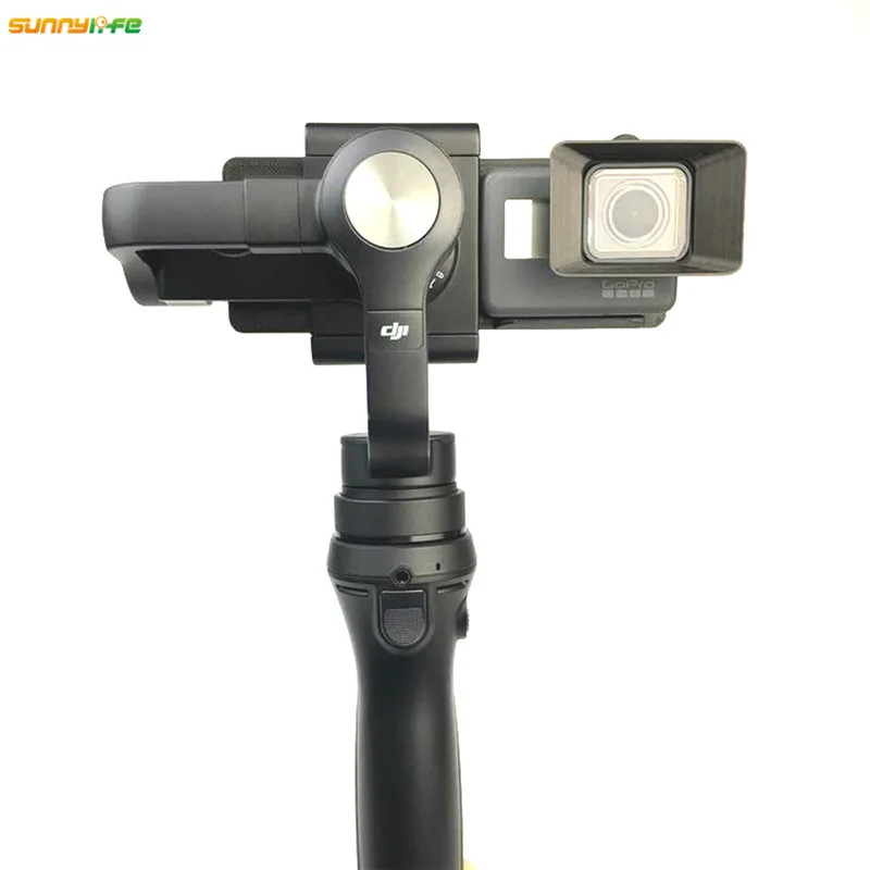 Sunnylife мобильный ручной отложным воротником Go pro 5 переключатель крепление
