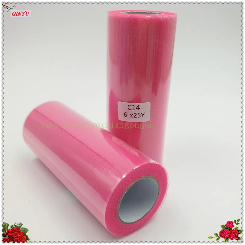 SH759-dark pink Тюль рулон белый 22 м Свадебные органзы полозья стола украшения пряжа Марля Элемент Банкетный бант украшения свадьбы сувениры 8Z - Цвет: SH759-dark pink
