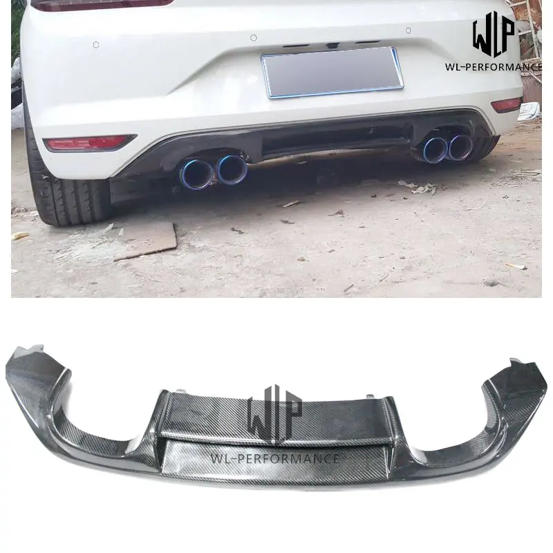 Задний бампер для VW диффузор губ Стайлинг автомобиля Volkswagen Scirocco 1 4 T комплект