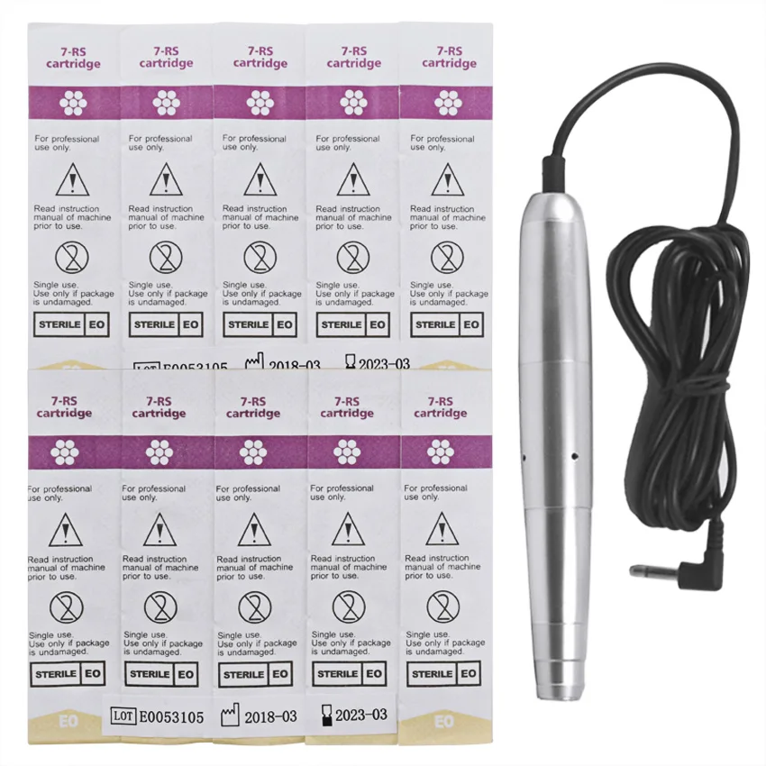 10 шт. Одноразовые стерилизованные иглы для перманентного макияжа|permanent makeup needle