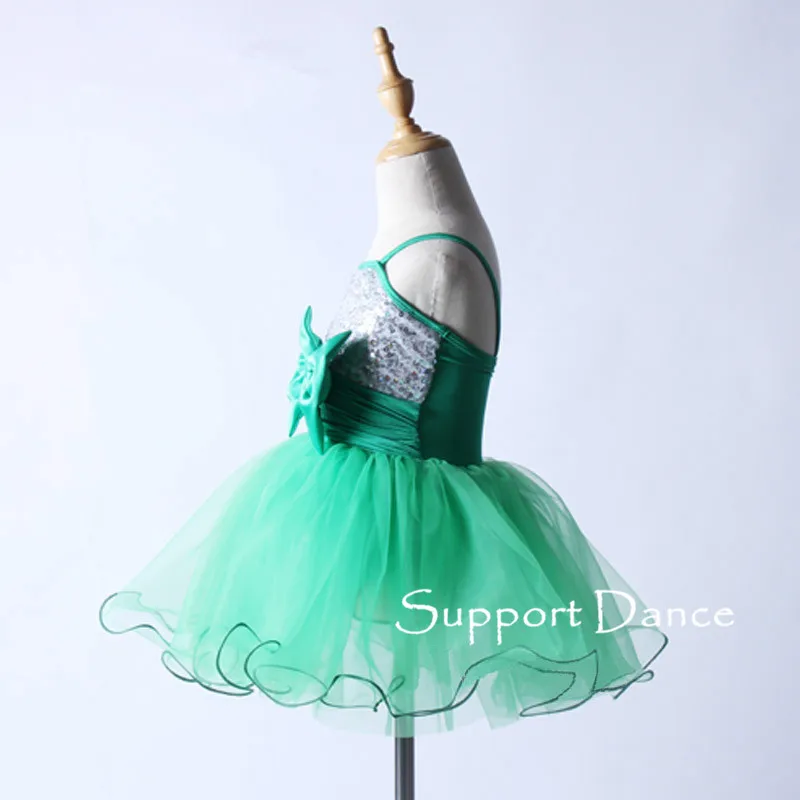 Профессиональное балетное платье-пачка с бантом танцевальный костюм блестками