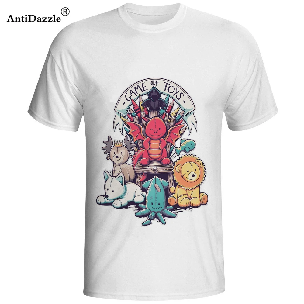 Antidazzle 2017 Модная Игра престолов игра игрушек Мужская футболка с коротким рукавом