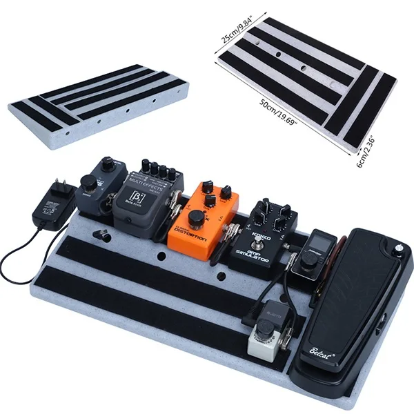 Pedal Board KOKKO электрогитара педаль эффектов адаптер питания гитарный инструмент кабель педаль плата EFX AMP EQ аксессуары для гитары - Цвет: Pedal Board