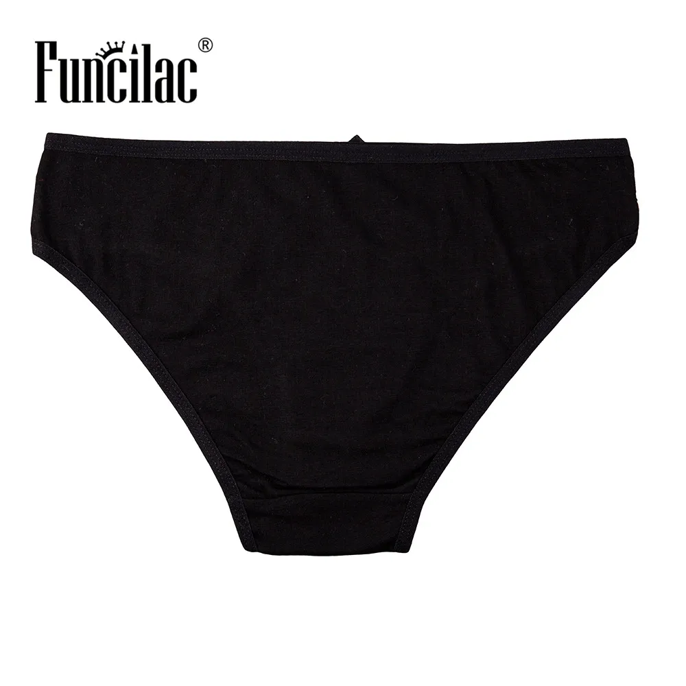 Женские кружевные трусы FUNCILAC бесшовные трусики с леопардовым принтом