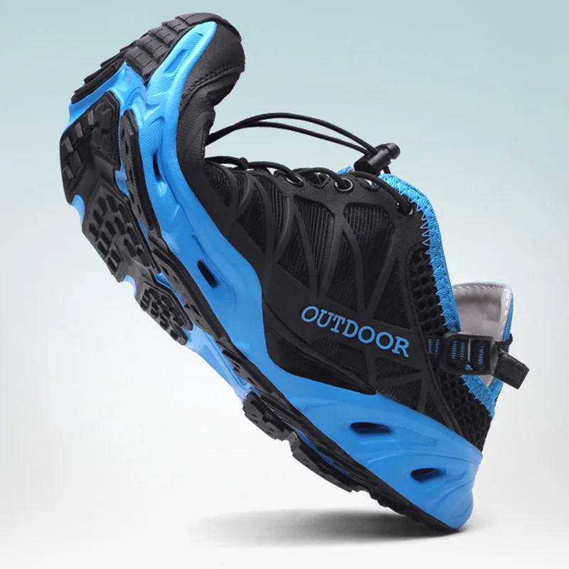 2018 Треккинговая обувь для мужчин летняя дышащая альпинизма походные сандалии