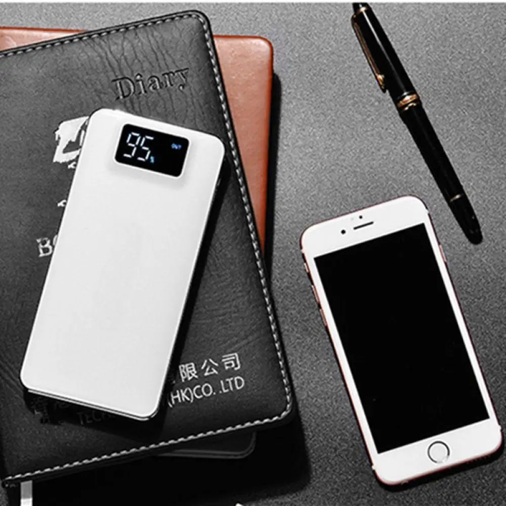 30000 мА/ч внешний аккумулятор двойной USB портативное зарядное устройство для