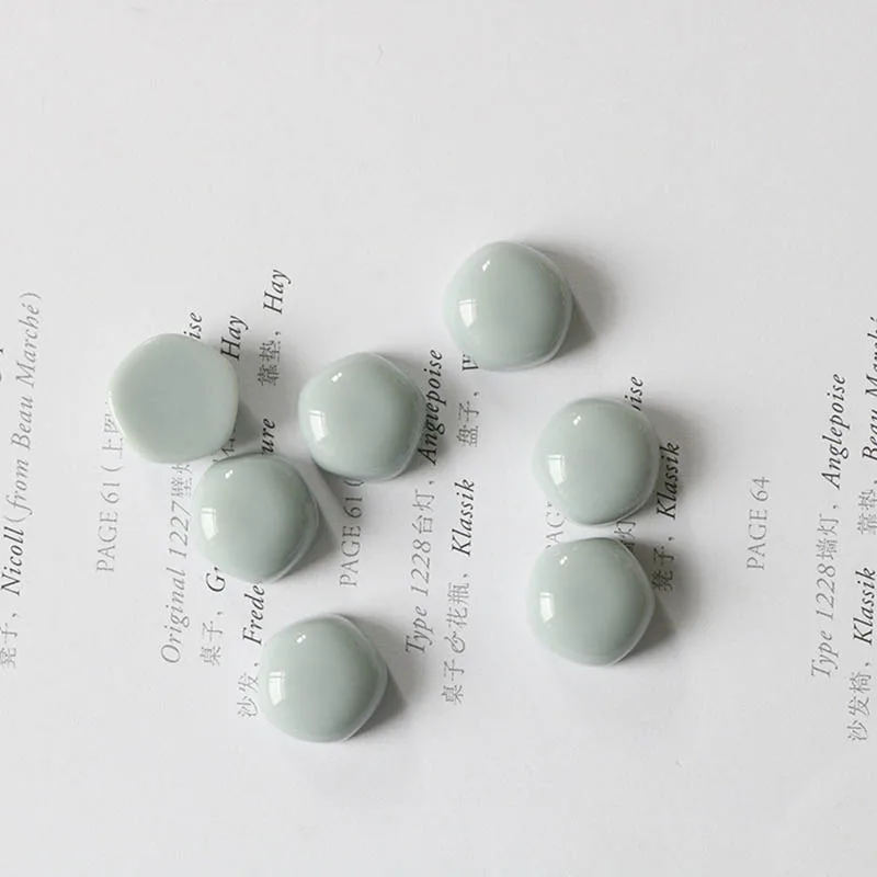 Green 10 шт. смола в огранке Кабошон патч для Diy ювелирных изделий Камея подходят серьги гвоздики девушки заколка для волос аксессуары ручной работы Ремесла поставщик - Color: Green