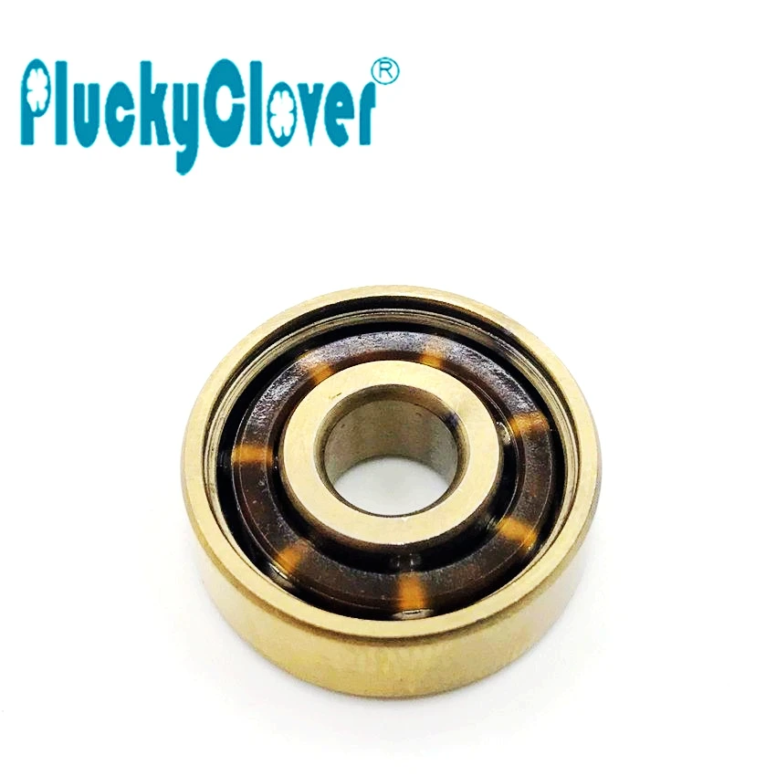 8 шт 627z PluckyClover Quad коньки 627 Швейцарский подшипник Золотой роликовых коньках
