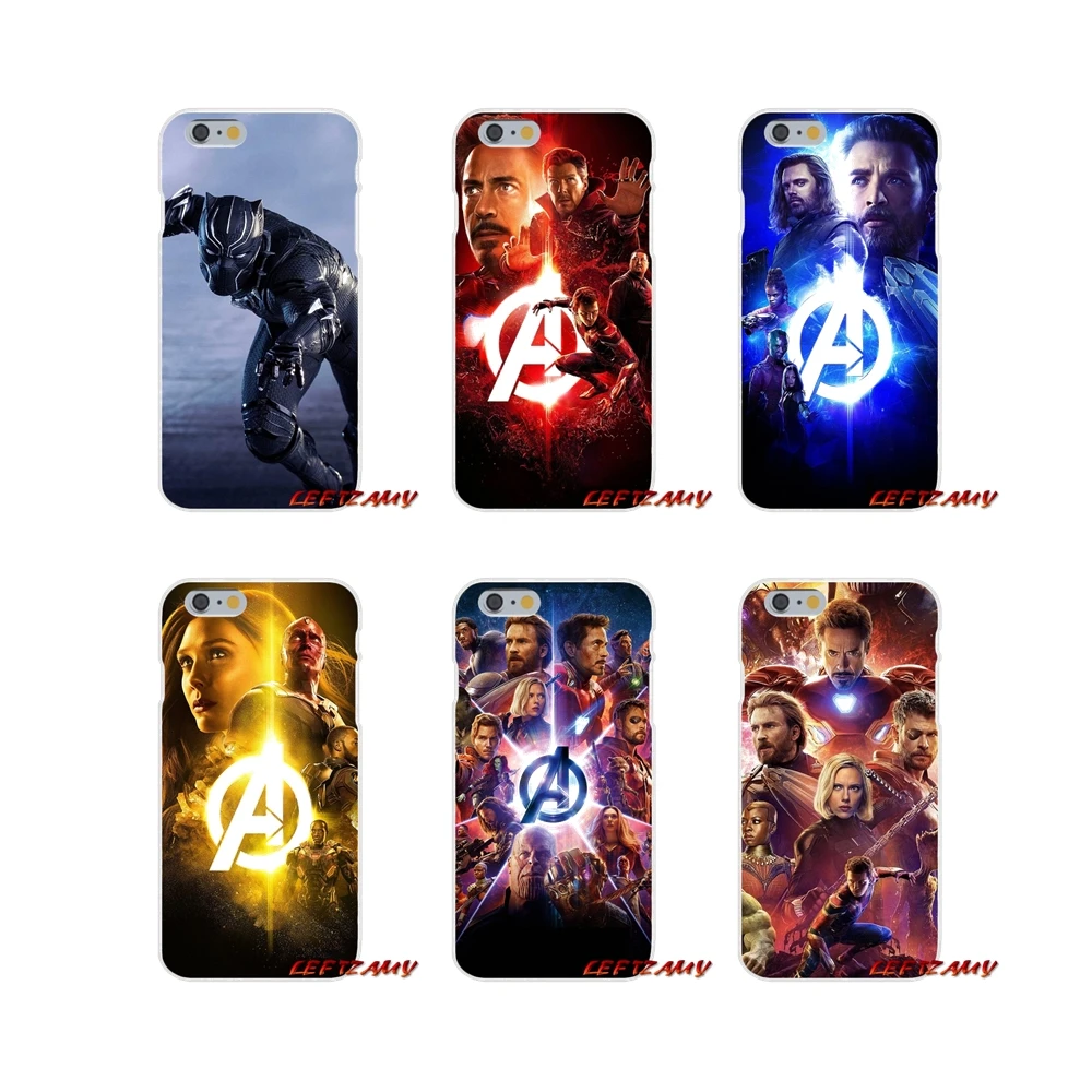 Чехол для мобильного телефона Xiaomi Mi6 Mi 6 A1 Max Mix 2 5X 6X Redmi Note 5 5A 4X 4A 4 3 Plus Pro Marvel Avengers