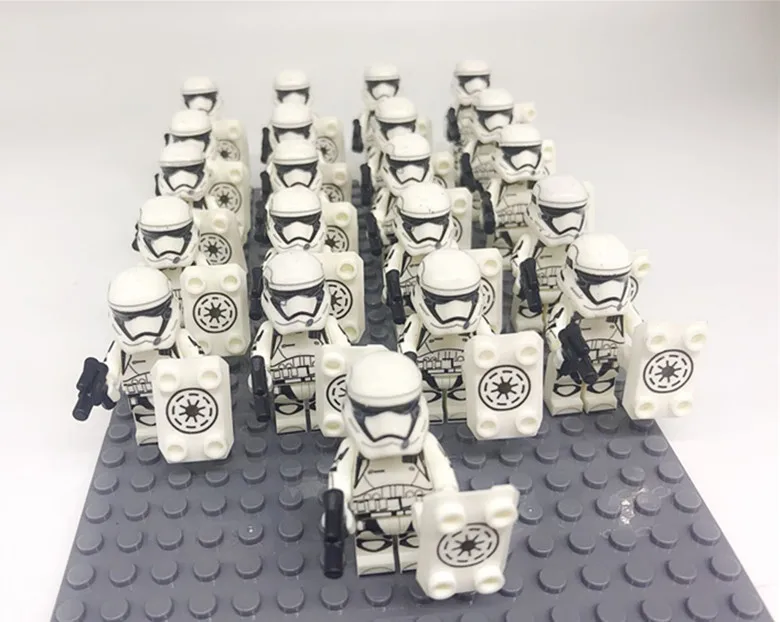 21 шт. Rogue STAR WARS Wolfpack Клон Trooper командор Фокс Клон Trooper Капитан Рекс совместим с laingly мини игрушка fig block