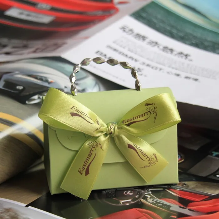 Новое поступление 2018 бумажные подарочные пакеты с ручкой украшение для свадьбы