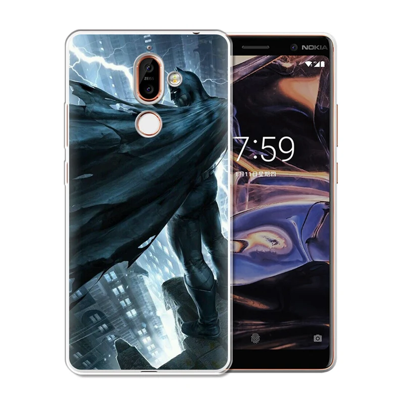 For Nokia 1 3 5 6 2 Plus 2.1 3.1 5.1 6.1 2018 7.1 Phone Case Back cover coque cartoon Joker venom pattern cute Soft Silicone |
