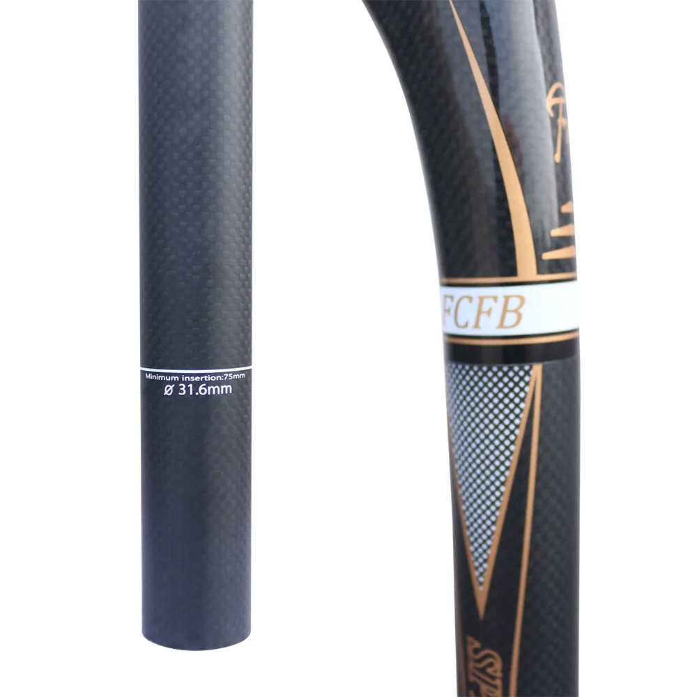 2017 FCFB полностью углеродное волокно дорожный велосипед Подседельный штырь MTB