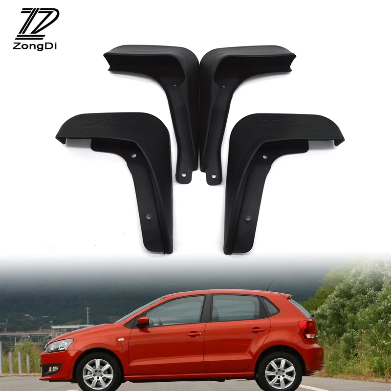 Передние и задние брызговики ZD для автомобилей Volkswagen VW Polo Mk5 6R 2010 2011 2012 2013 2014