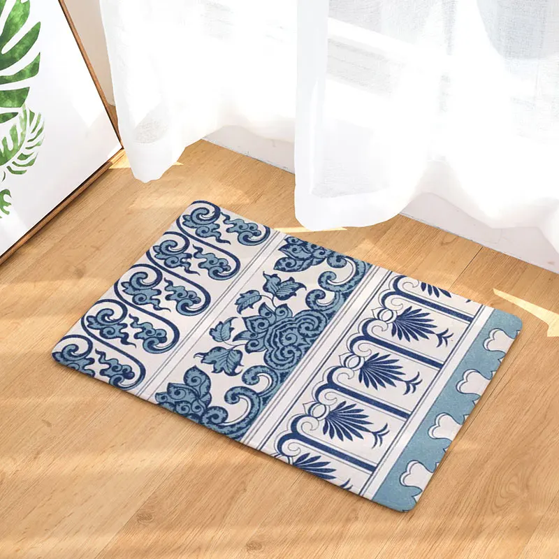 Monily Добро пожаловать Водонепроницаемый Открытый коврик Винтажные Цветы