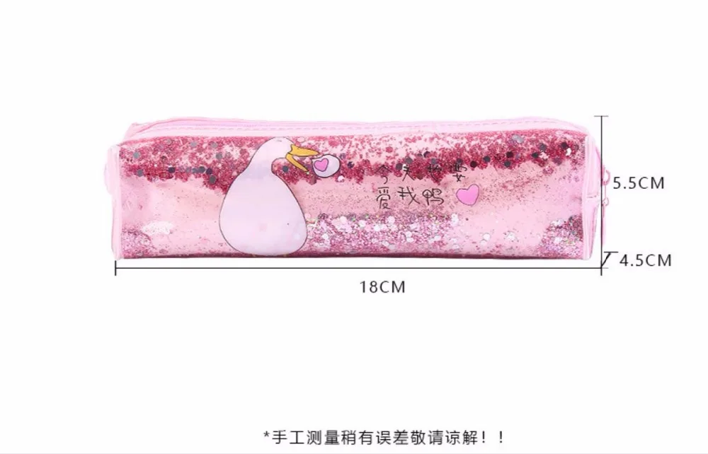 Новый корейский дизайн ПВХ Осенняя Сумочка для ручек и карандашей сумка Школьный