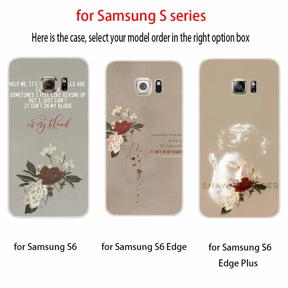 Милый чехол с узором shawn mendes для Samsung Galaxy S8 S9 S10 S20 S21 Plus Uitra Lite Ultra Cover S10E S7 Edge