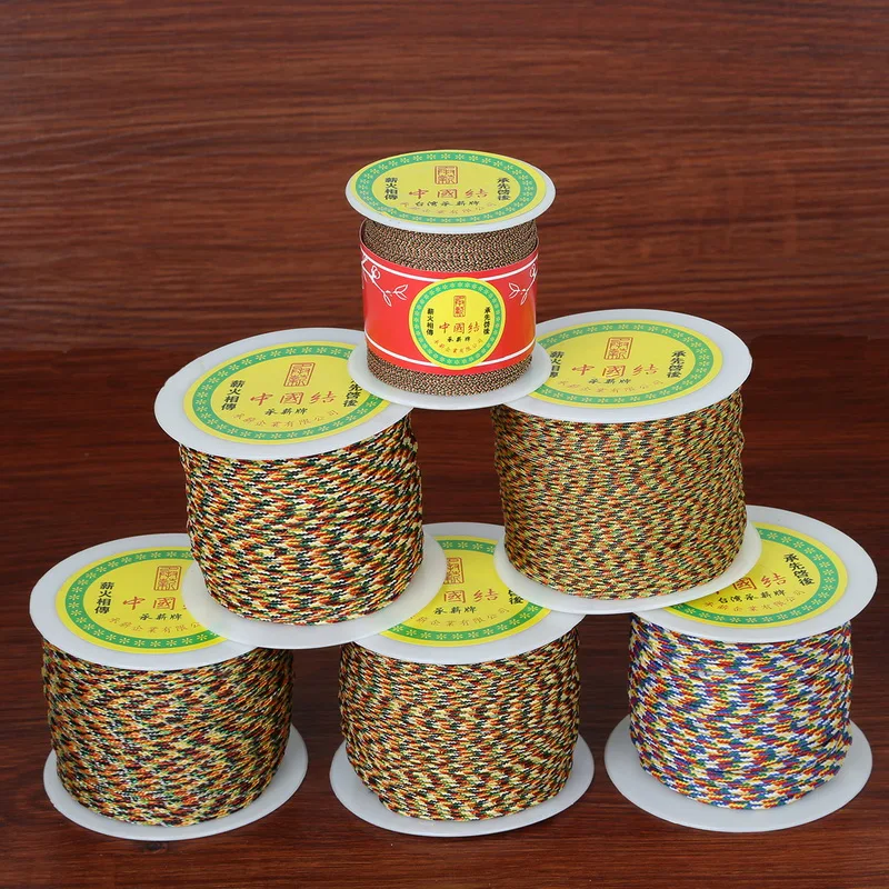 Fashion25 140yards/рулон шнур китайский узел веревка макраме браслет для DIY ювелирных