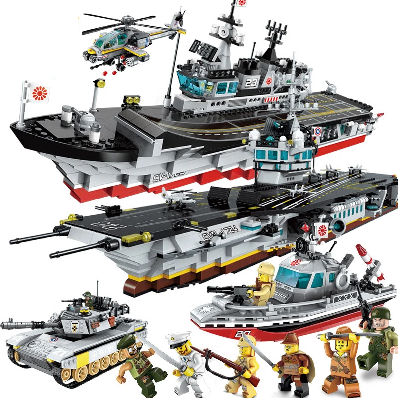 Серия Battlefield детские строительные блоки игрушки совместимые с Legoingly city Aircraft и | Наборы для сборки моделей -32982936589
