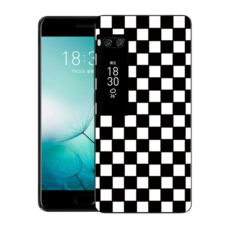 Чехол для Meizu Pro 7 квадратный Мягкий Силиконовый ТПУ прозрачный чехол накладка
