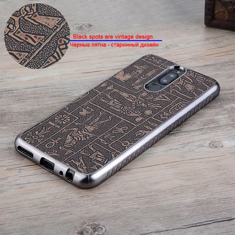 Для huawei mate 10 lite чехол Maya Ancient Egypt ретро кожаный силиконовый Чехлы для funda |