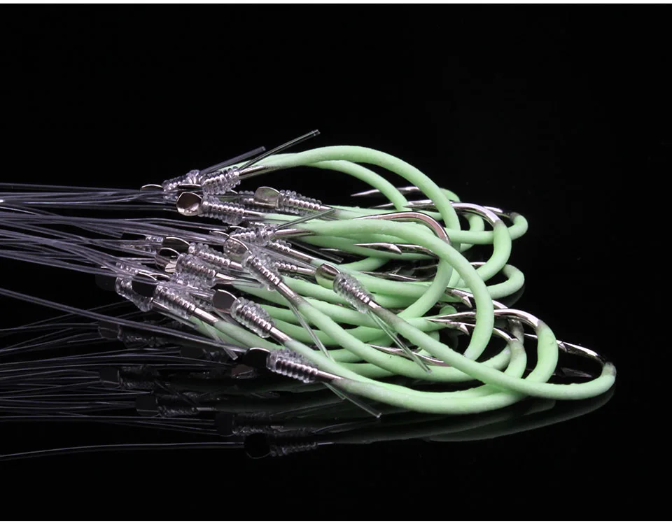 Loogdeel светящийся рыболовный крючок 12-30# колючие крючки PESCA Рыбная ловля снасти аксессуары рыболовные крючки из высокоуглеродистой стали