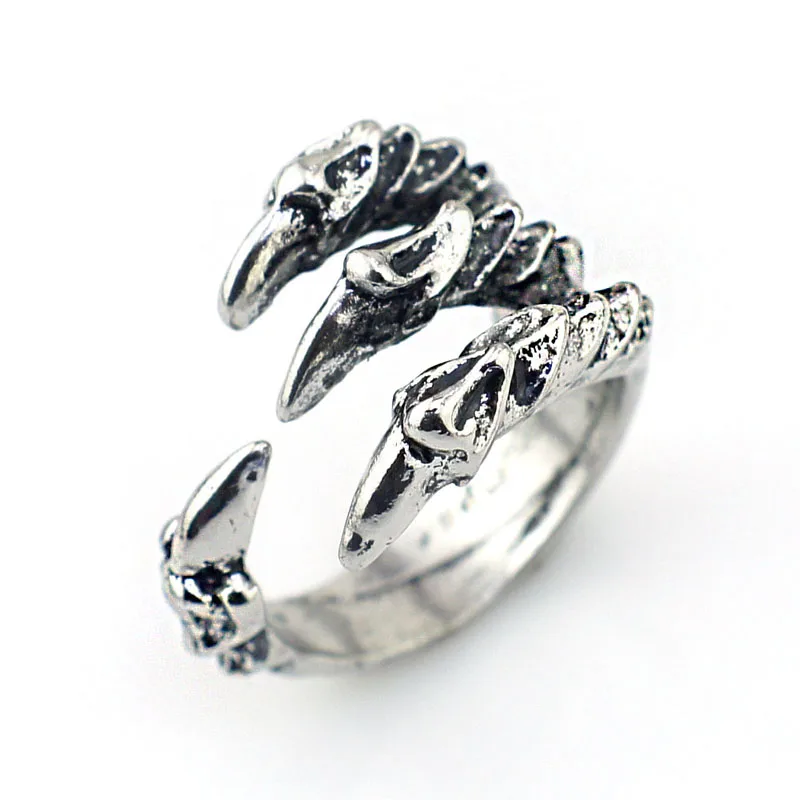 Кольцо унисекс Dormon из титана и нержавеющей стали с когтями орла в готическом